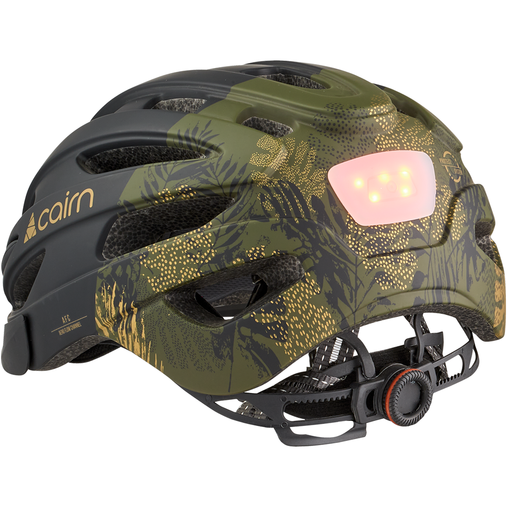 Cairn Fusion Casque Vélo Mixte 11 Mat Pastel Rose - Taille L (59-62 Cm) - LED Flash Light Security