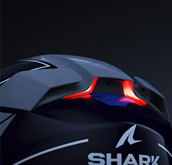 The world’s first helmet with integrated brake lights!