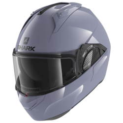 Motorcycle modular grey helmet