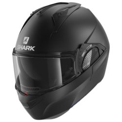 Motorcycle modular matt black helmet