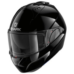 Motorcycle modular black helmet