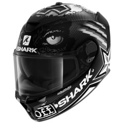 Motorrad-Integralhelm carbon matt schwarz