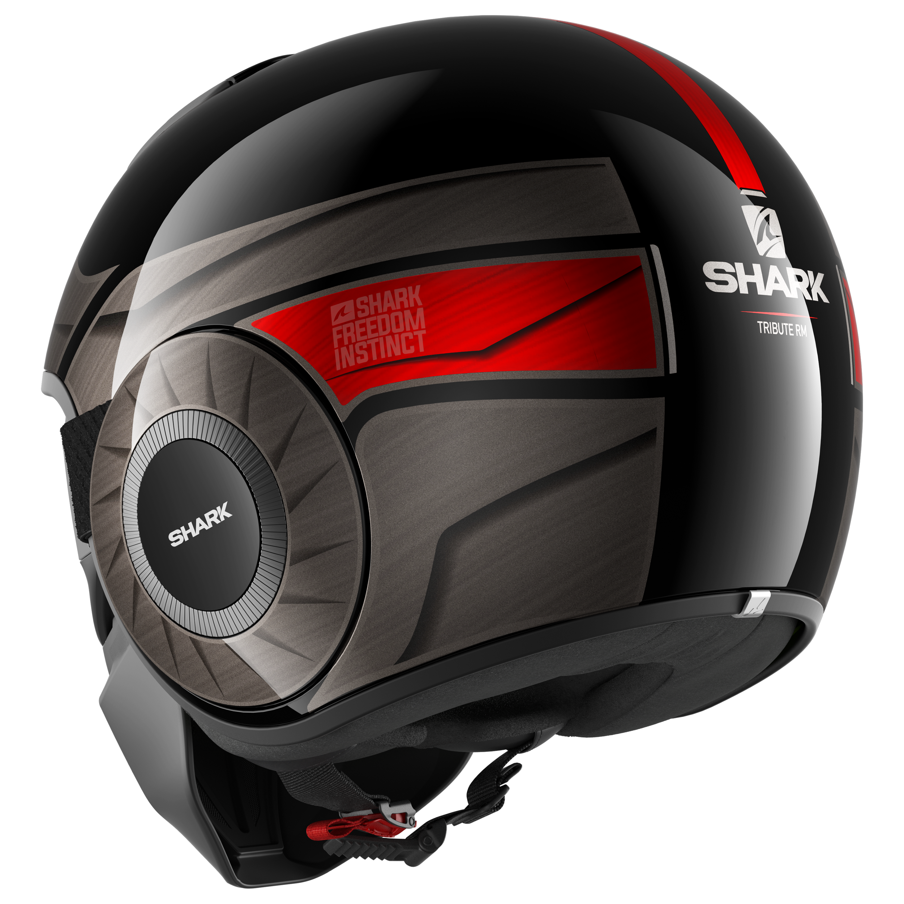 Shark Street Drak Gloss Black Jet Motorcycle Helmet BLK Raw NEW! 