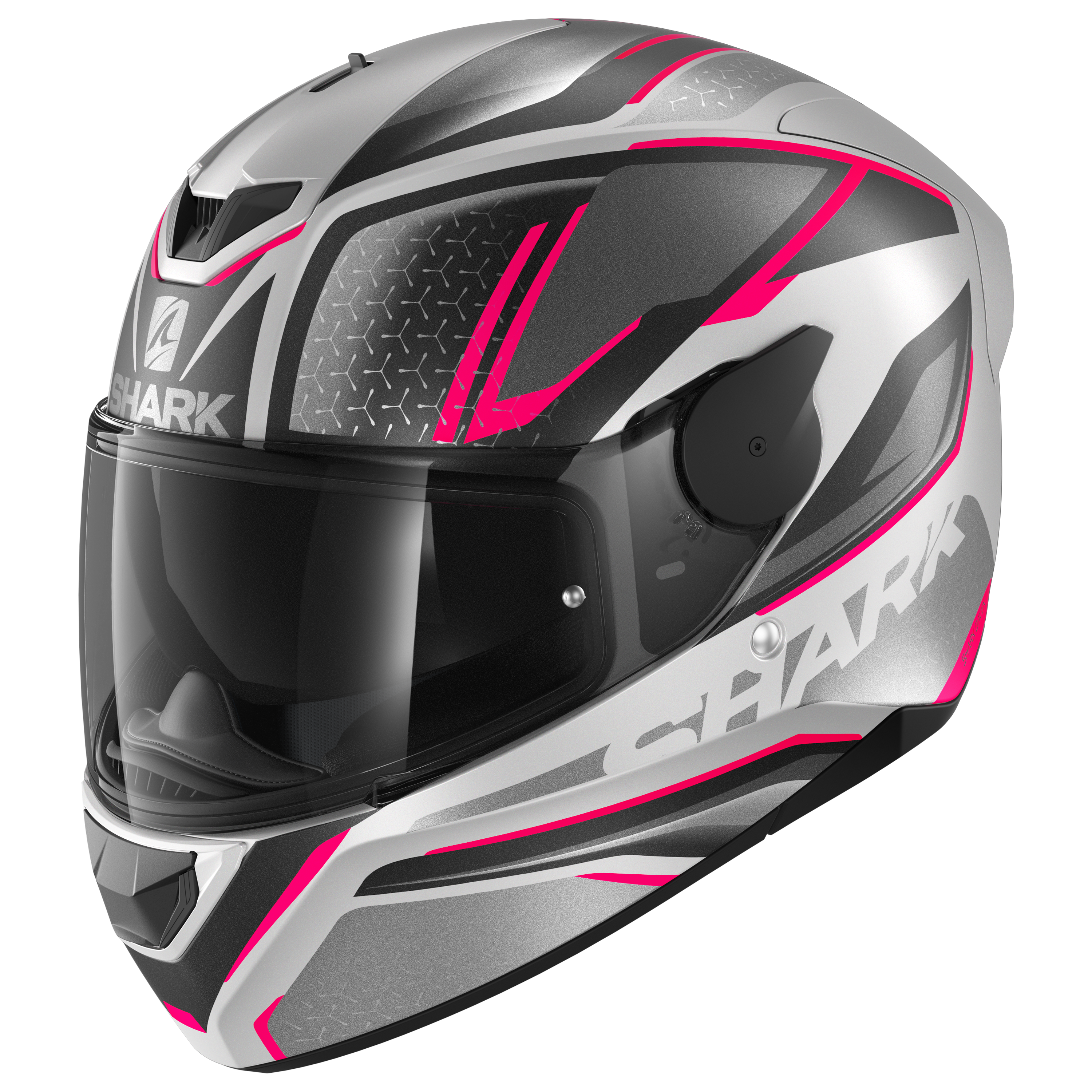Shark Full-Face Helmet D-SKWAL 2 Shigan White/Black/Pink 