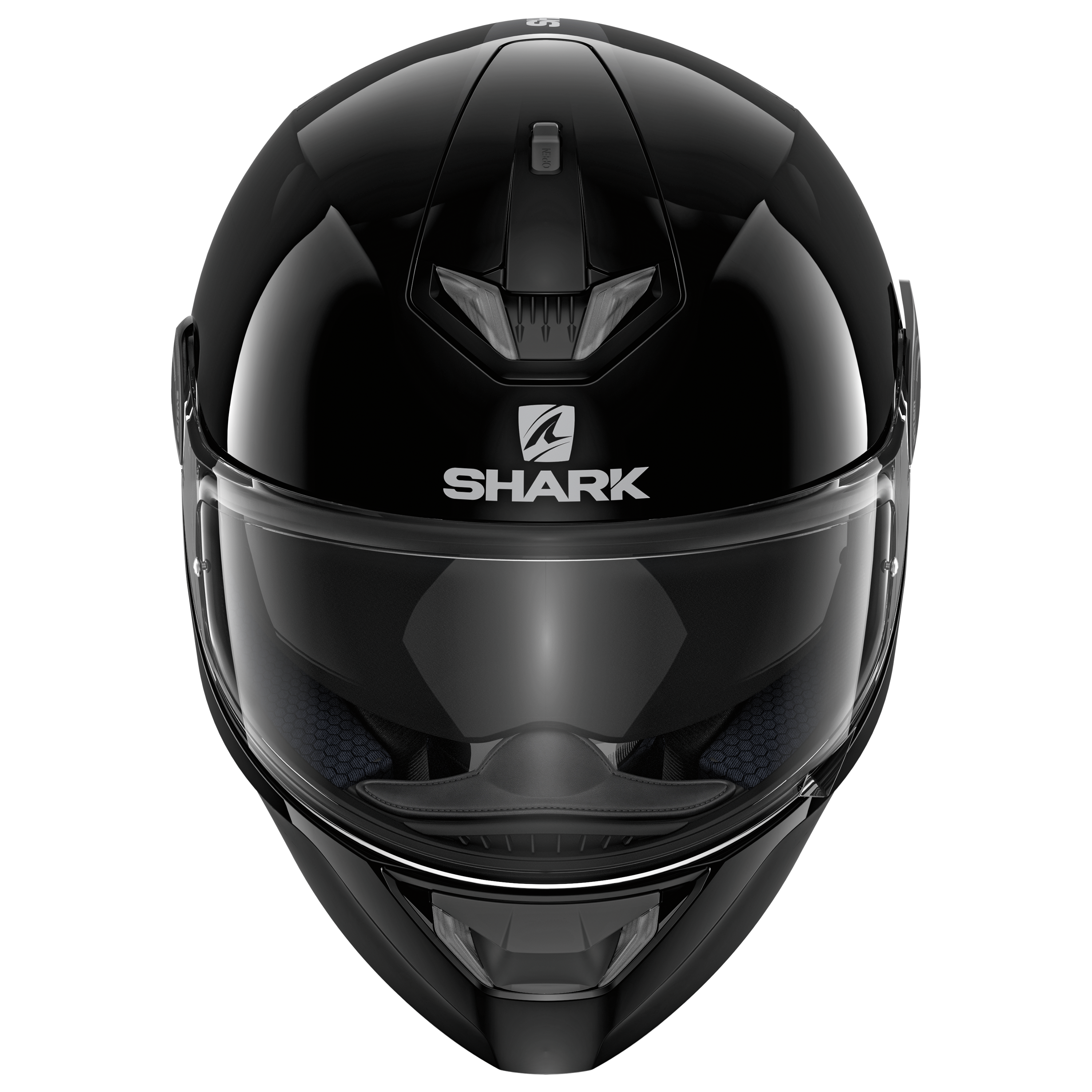 Shark Skwal 2 BLANK MAT Integralhelm mit LED-System matt-schwarz 