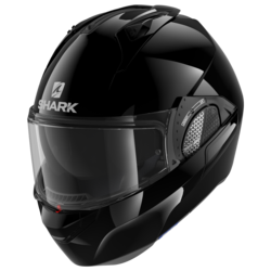 Motorcycle modular black helmet