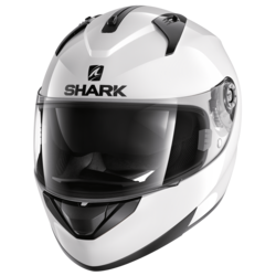 Motorcycle integral  white helmet 