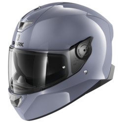 Shark Skwal 2 Sykes LED Lights KWA Motorcycle Helmet Black White FREE DARK VISOR