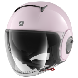 Motorcycle jet woman's pink helmet 