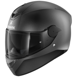  Motorcycle full-face matt black helmet