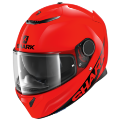 Motorcycle integral  red helmet 