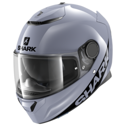 Motorcycle integral  grey helmet 