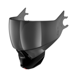 VISOR EVOJET DARK SMOKE A.S A.F + CHIN BAR 