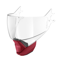 VISOR EVOJET CLEAR A.S A.F HOMOL.+CHIN BAR Matt 