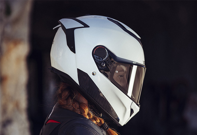 Casque Spartan GT Pro Kultram Carbon Shark moto : , casque  intégral de moto